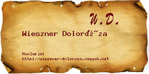 Wieszner Doloróza névjegykártya